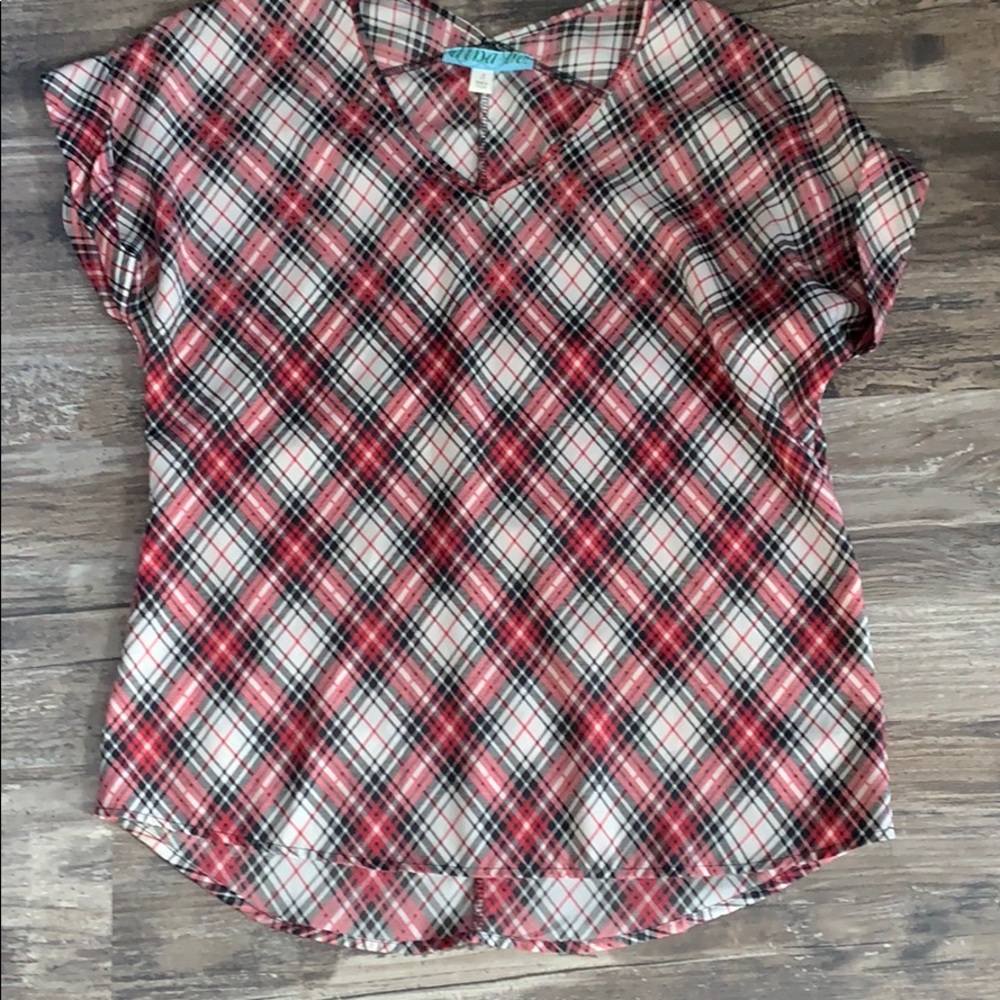 Aina Be Plaid Top